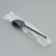 Spoon disposable dining room "black" in individual packaging, 16.5 cm