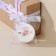 A satin tape, gift packaging, “Happy Birthday!”, White, 4 cm x 5 meters