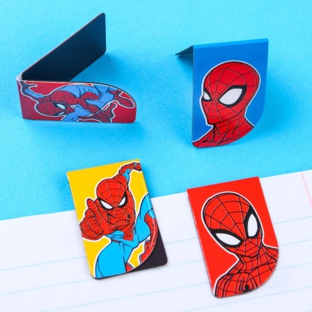 A postcard with magnetic bookmarks "Real Hero!", Spider-Man, 4 pcs.-2