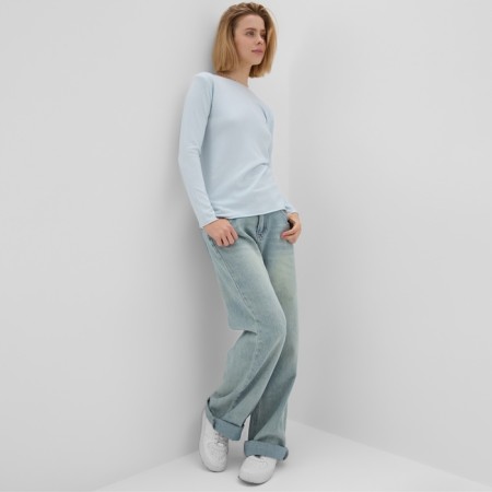 Female jumper minku, blue color, rr 42-44-4