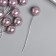Stamens for flowers "Ball pearl silver-gray" d = 1.2 cm 6x1.2x1.2 cm