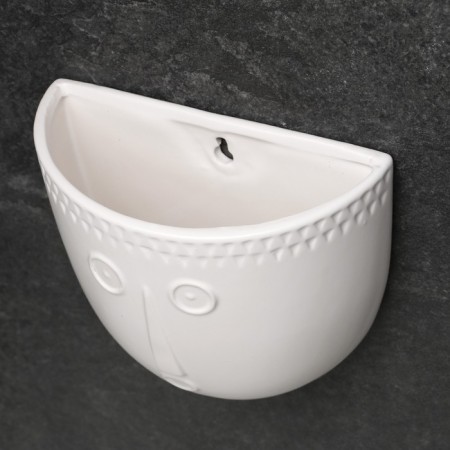 Cashpo suspended "silhouette" white, 17x7cm-4