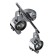 Algol Chase "2x50W GU10 Chrome 9x30x20cm