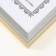 Photo frame Plastic A4 Format "Folders on Mokko" with gold stroke of 1.4x23.7x32.2 cm