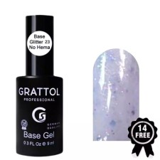 База Grattol Glitter №24, 9 мл