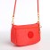 Bag Women's Cross-Bodi with a zipper, pink color