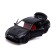 Metal machine "Sportser", inertia, doors, trunk, black color open