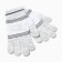 Gloves female, light gray, size 18