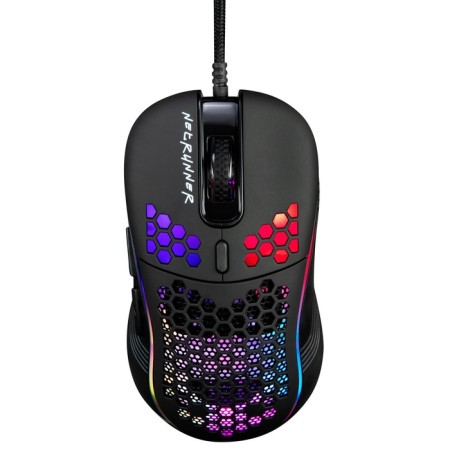 Mouse call 713G Netrunner Black Optical (3200DPI) USB (6but)-1