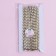 Metallized braid “rectangle”, 8 × 5 mm, 4.5 ± 0.5 m, gold color
