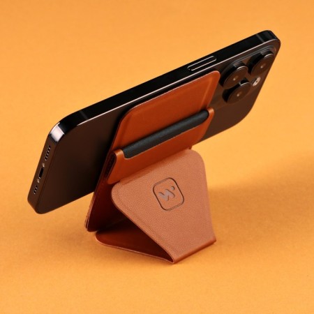 Windigo magnetic wallet, Magsafe support, for iPhone 12/13/14/15, maple brown-14