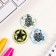 Icons sunset set 3 pcs d = 25 mm "grenade" 7x7 cm