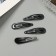 Invisibility for hair "Hadley" (set 4 pcs) 5 cm, black