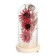 Nightlight "burgundy flowers" LED from batteries 3xlr44 10x10x20 cm Risalux