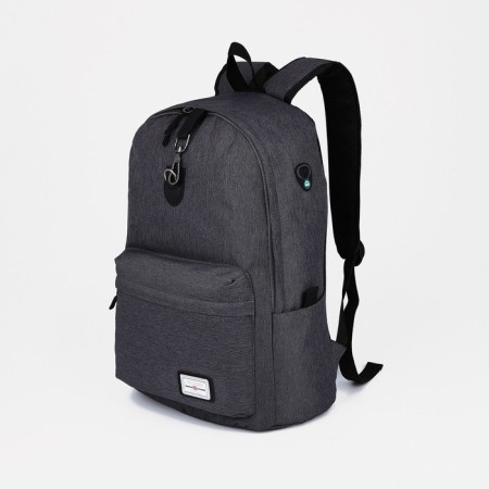 School backpack from lightning textiles, Fulldorn, 3 pockets, color gray color