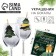 New Year's jewelry for glasses with predictions, Christmas trees, 4.2 x 5 cm, 6 pcs.