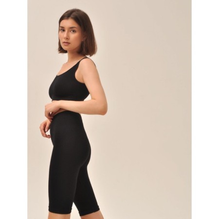 Women's bicycles with the braid "Kosichka" Mirey Short Legings Plait, size 46-48, black color-4