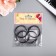 Rings for creativity (for photo albums) "black" int. D = 3.8 cm external. D = 4.5 cm set 4 pcs 258724