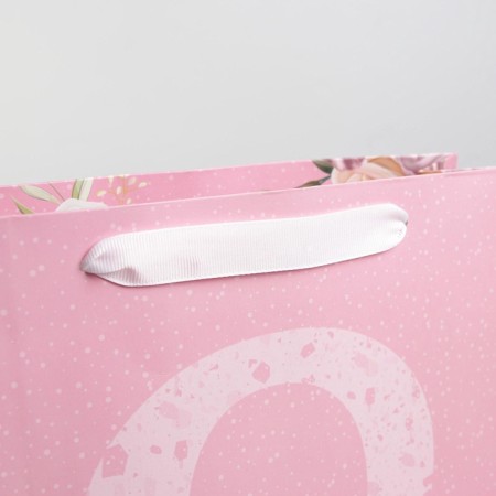 Gift package laminated, packaging, "flowers", l 31 x 40 x 11.5 cm-4