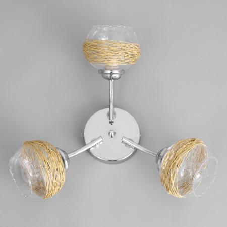 Cellular infinity chandelier 3x40W E14 chrome 40x40x25 cm-3
