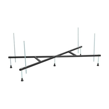 Bath frame Euroleux lait, 150x70 cm, x-shaped