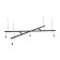 Bath frame Euroleux lait, 150x70 cm, x-shaped