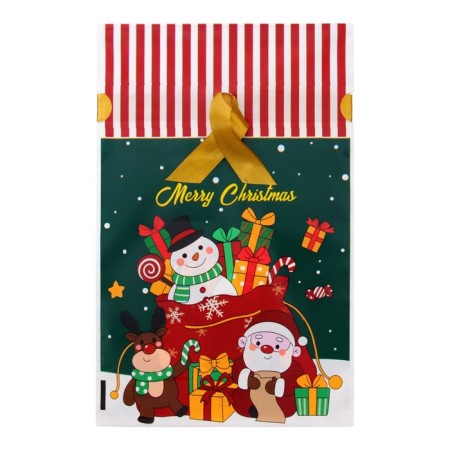 Polyethylene gift package with ties "Gifts", 15x23cm-8