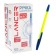 Ballic handle Lancer Office Style 820, needle node 0.5 mm, blue ink, yellow neon body