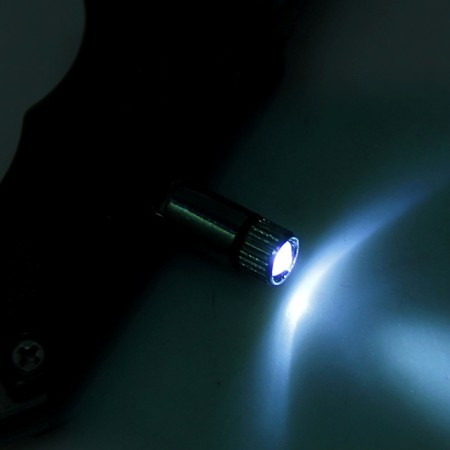 A folding semi -automatic "gun", a blade 7 cm, with a flashlight-5