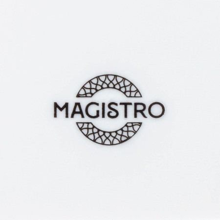 Porcelain salad Magistro Argos, 1.4 l, 20 × 9 cm, white color-4