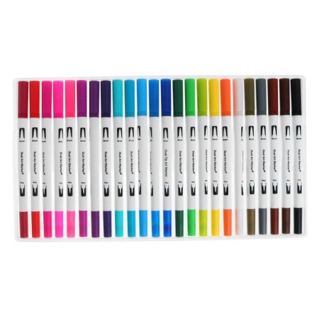 Set of professional markers, 24 pieces/24 colors, bilateral-1