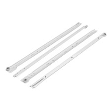 Roller guides 550 mm, white color