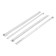 Roller guides 550 mm, white color