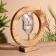 Interior souvenir in the wooden ring "Mask" 30x8x33 cm