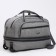 Road bag on wheels, a lightning department, with an increase, an outer pocket, the color is gray