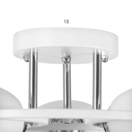 Chandelier 2781/3 E27 40W Belo-chromium 49x49x25 cm Bayerlux-4