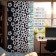 Curtain Ethel "Football", 145*260 cm, 100% cotton, matting