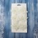 Christmas tree decoration "Flowers snowy" (set 6 pcs) carved, 7.5 cm, white
