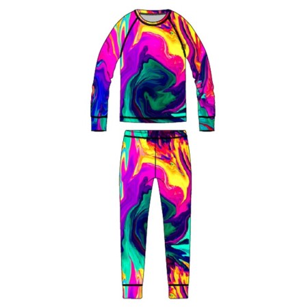 Thermal complex for girls: trousers, sweatshirt, height 164 cm-6