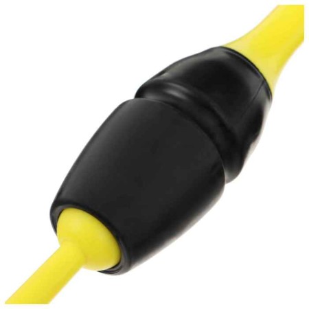 Bulas for rhythmic gymnastics inserted Grace Dance, 36 cm, yellow/black color-5