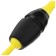 Bulas for rhythmic gymnastics inserted Grace Dance, 36 cm, yellow/black color
