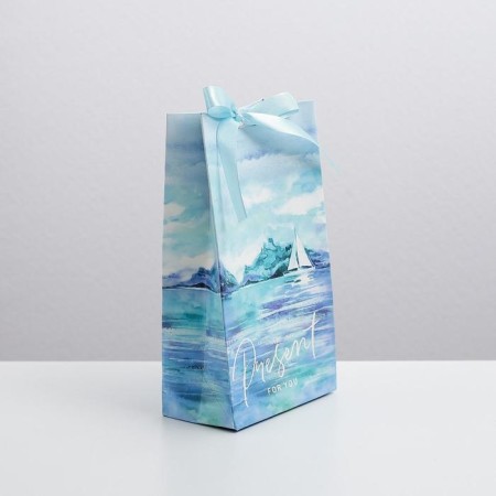 Gift package with tape, packaging, Present for You, 13 x 23 x 7 cm-1