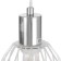 Suspension lamp "Loft" 1x25W E27 white/chrome 12x116x11