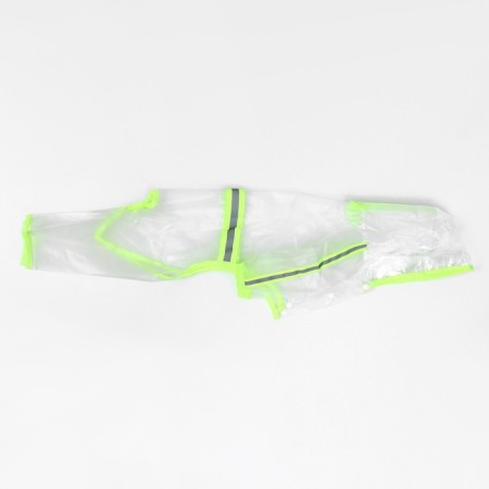 Commentary raincoat for dogs, 2xl rr (DS 42, OG 57 cm, weight 16-20 kg), transparent yellow-1