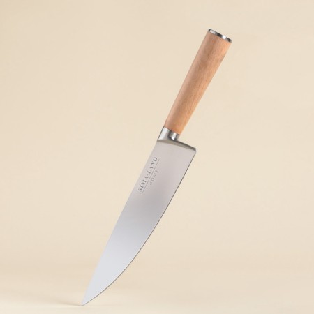 Knife kitchen chief SL Home "Calabria", stainless steel, 20.5 cm, beige-2