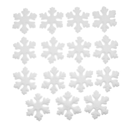 The basis for creativity and decoration "Snowflake", set of 15 pcs., Size 1 pc. - 7.2 × 2.8 cm-1