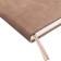 Dated 2025 diary, Escalada, A5+ 176 sheets, integral cover, artificial leather, foil embroidery, lies, block 80 g/m2, beige