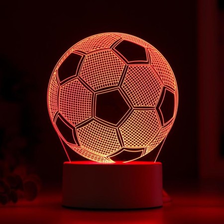 Light "Football" LED RGB from the network 9.5x12.5x16 cm-2