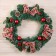 New Year's wreath D-40 cm "Bright fairy tale" Bow bows.