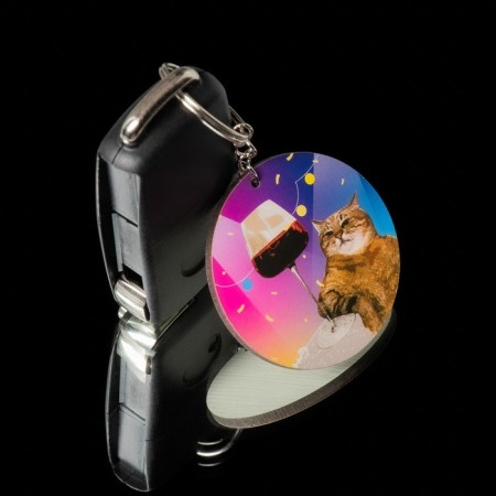A car key keychain, cat-2